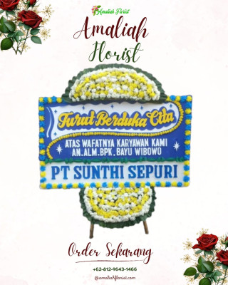 Papan Bunga Duka di Semidang Alas Maras